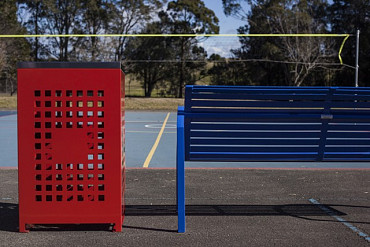 Schools - Emerdyn Bin Enclosure and Chelsea Seat
